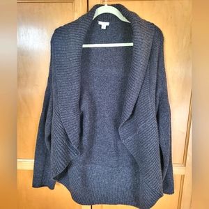 PURE J.JILL GREY CARDIGAN